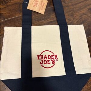Trader Joe's Mini Canvas Tote Bag